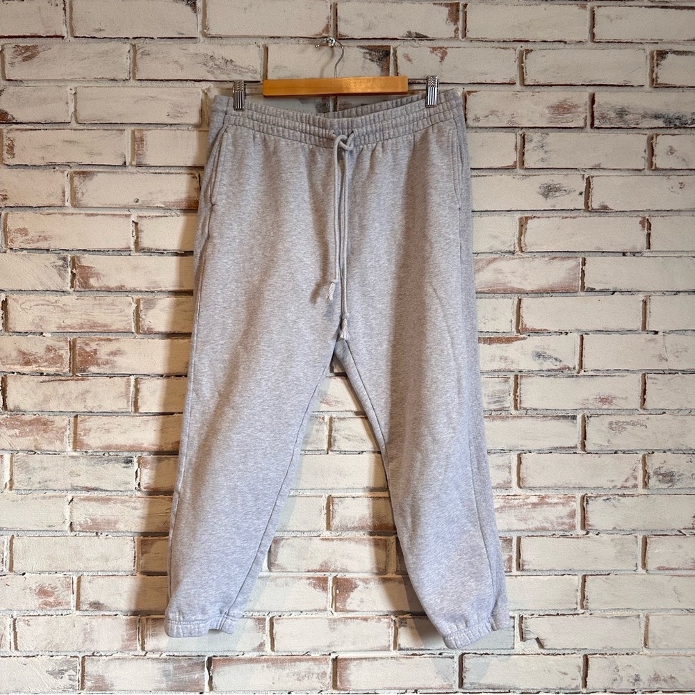 TNA cozy AF Extra Fleece Boyfriend Sweatpants Gray Aritzia
